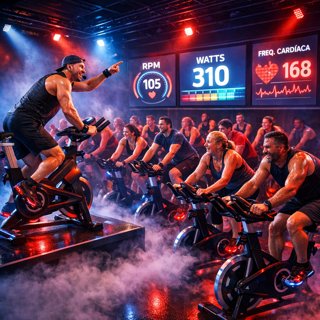 Como o Ciclismo Indoor Se Tornou a âncora dos Espaços de Treinamento em Grupo